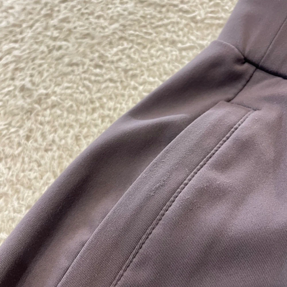 Janji Mercury Knit Running Joggers Mens Large Purple Gray Tapered Athletic Pants